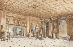 The Entrance Hall, East Sutton Place, Kent